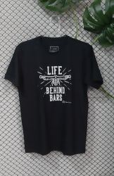 Camiseta Life Behind Bars Preto